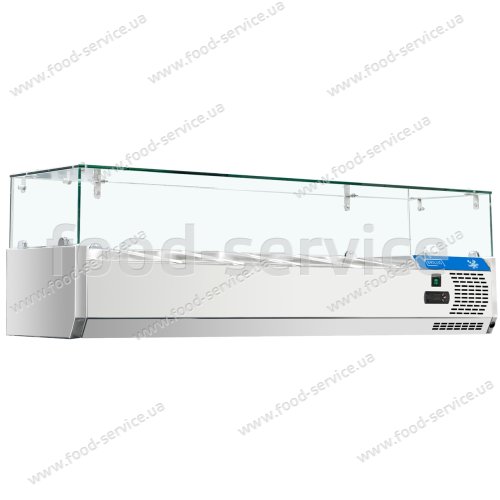 Холодильная витрина для топпинга Brillis VRX1400/330